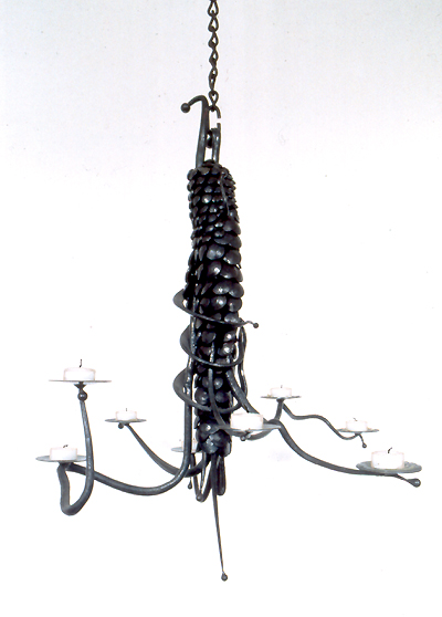 Reptile chandelier